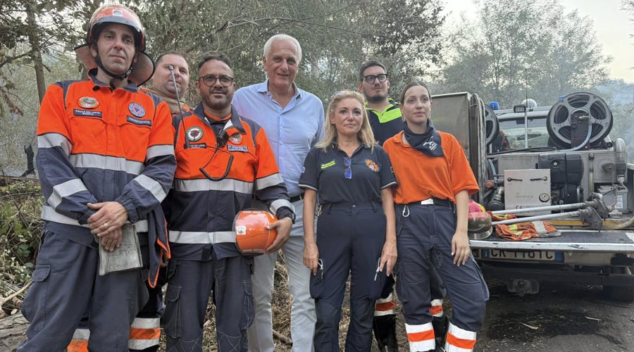 caputo e operatori antincendio